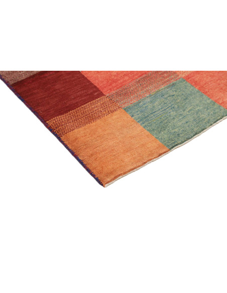 Hand Made Rug Mosaic Pakistan 89x148 Terracotta