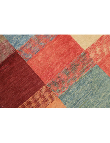 Hand Made Rug Mosaic Pakistan 89x148 Terracotta