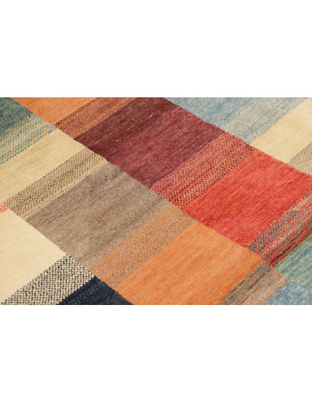 Hand Made Rug Mosaic Pakistan 89x148 Terracotta
