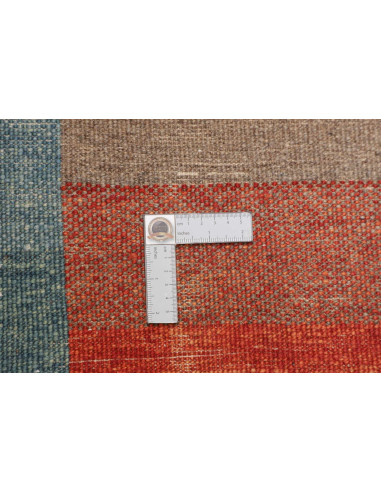 Hand Made Rug Mosaic Pakistan 89x148 Terracotta