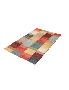 Hand Made Rug Mosaic Pakistan 91x147 Terracotta 2