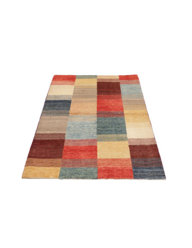 Hand Made Rug Mosaic Pakistan 91x147 Terracotta