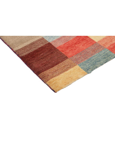 Hand Made Rug Mosaic Pakistan 91x147 Terracotta