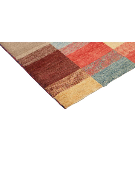 Hand Made Rug Mosaic Pakistan 91x147 Terracotta