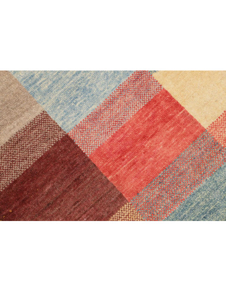 Hand Made Rug Mosaic Pakistan 91x147 Terracotta