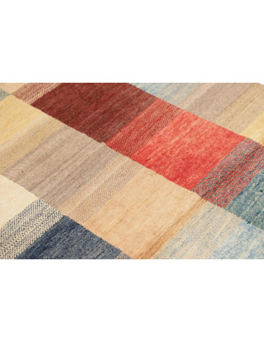 Hand Made Rug Mosaic Pakistan 91x147 Terracotta
