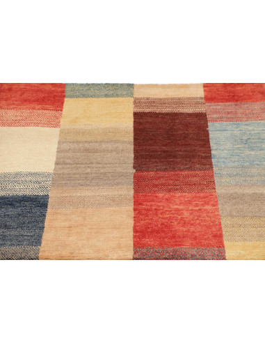 Hand Made Rug Mosaic Pakistan 91x147 Terracotta