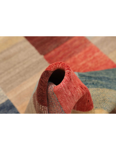 Hand Made Rug Mosaic Pakistan 91x147 Terracotta