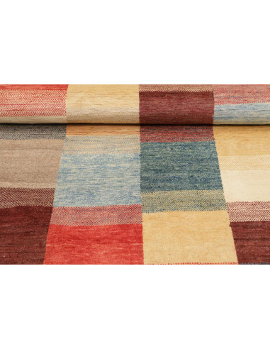 Hand Made Rug Mosaic Pakistan 91x147 Terracotta