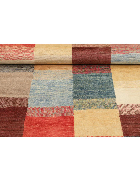 Hand Made Rug Mosaic Pakistan 91x147 Terracotta