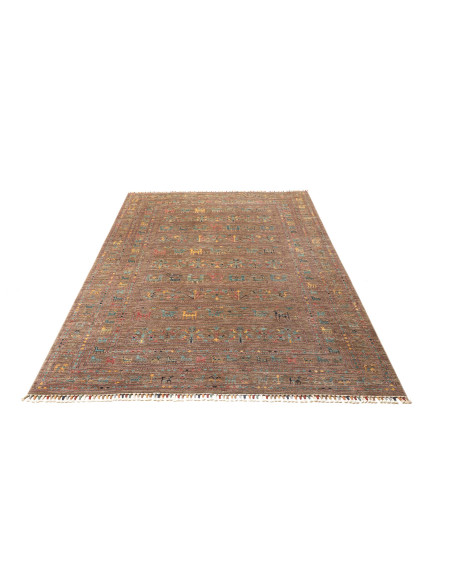 Rubin 169x234 Cm Rubin, Pakistan, Hand-carded Wool warp: