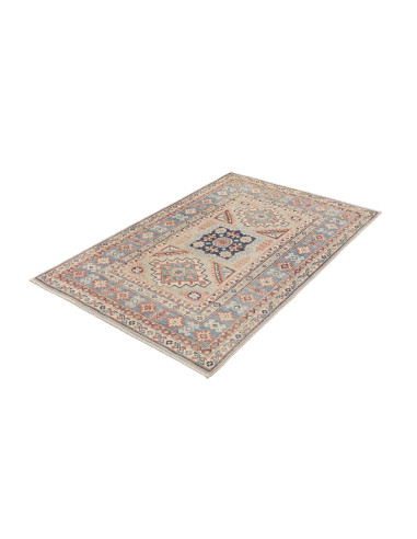 Hand Made Rug Kazak Afghanistan 103x155 Beige B