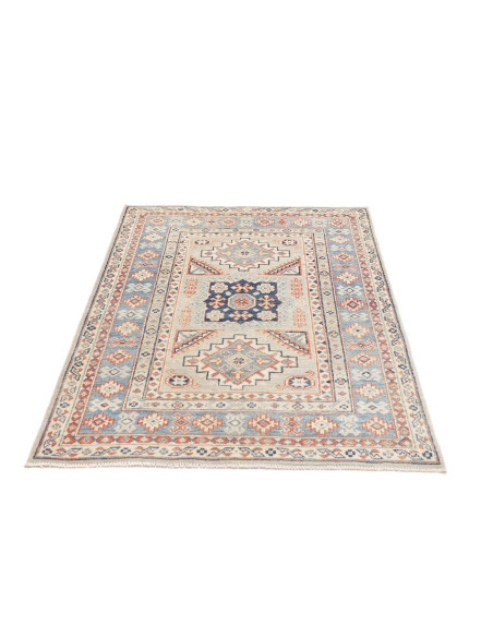 Hand Made Rug Kazak Afghanistan 103x155 Beige B