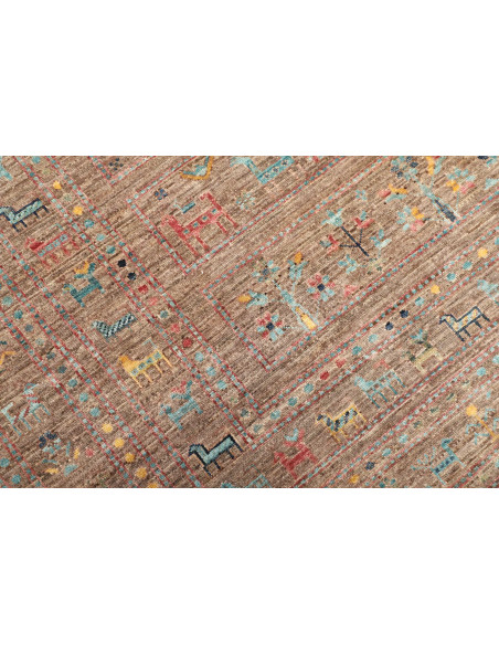 Rubin 169x234 Cm Rubin, Pakistan, Hand-carded Wool warp: