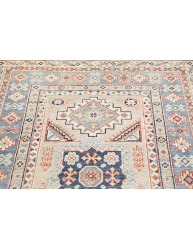 Hand Made Rug Kazak Afghanistan 103x155 Beige B