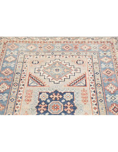 Hand Made Rug Kazak Afghanistan 103x155 Beige B
