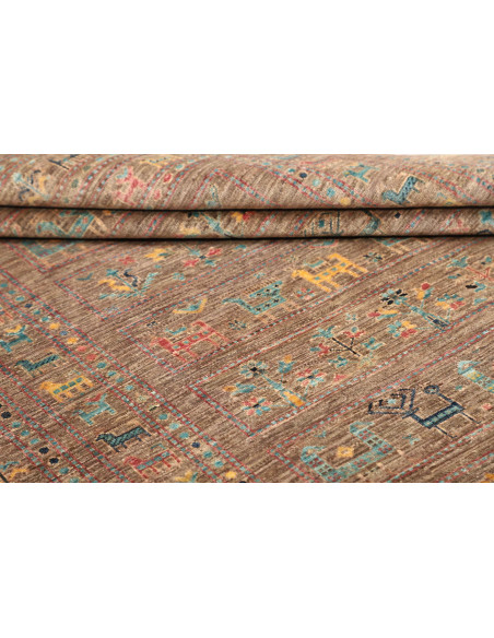 Rubin 169x234 Cm Rubin, Pakistan, Hand-carded Wool warp: