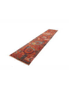 Rug Mamlouk Pakistan 86x402 Orange Blue 2