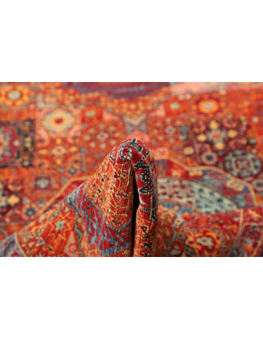 Rug Mamlouk Pakistan 86x402 Orange Blue