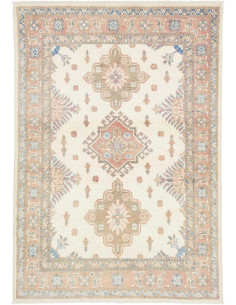 Hand Made Rug Kazak Afghanistan 102x145 Cream T