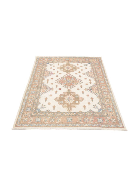 Hand Made Rug Kazak Afghanistan 102x145 Cream T