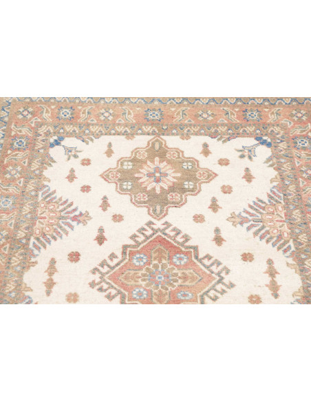 Hand Made Rug Kazak Afghanistan 102x145 Cream T