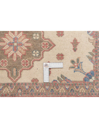 Hand Made Rug Kazak Afghanistan 102x145 Cream T
