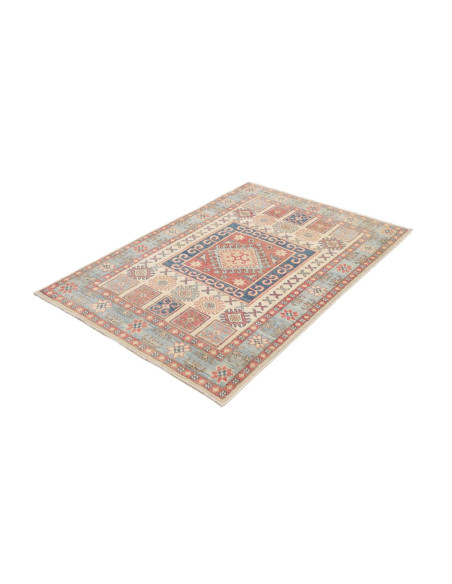 Hand Made Rug Kazak Afghanistan 105x151 Pastel
