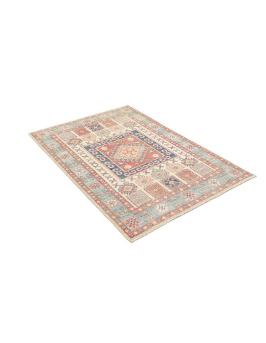 Hand Made Rug Kazak Afghanistan 105x151 Pastel