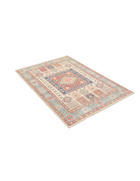 Hand Made Rug Kazak Afghanistan 105x151 Pastel