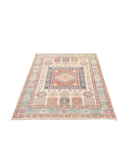 Hand Made Rug Kazak Afghanistan 105x151 Pastel