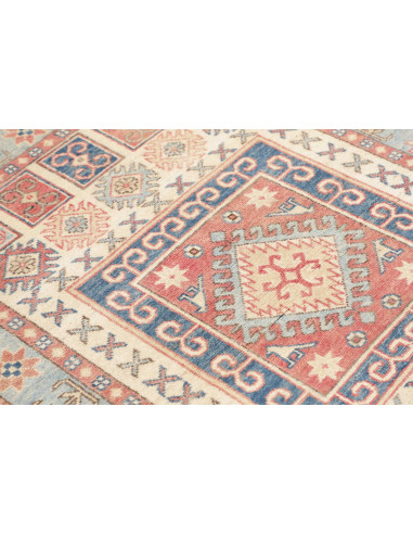 Hand Made Rug Kazak Afghanistan 105x151 Pastel
