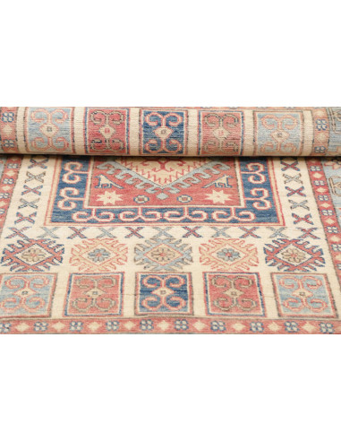 Hand Made Rug Kazak Afghanistan 105x151 Pastel