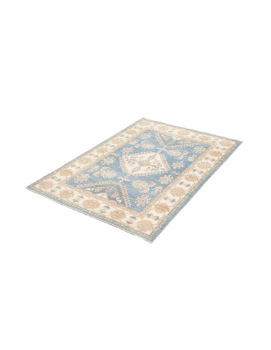Hand Made Rug Kazak Afghanistan 101x145 Sky Blu