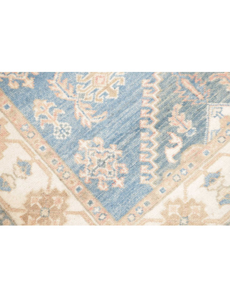 Hand Made Rug Kazak Afghanistan 101x145 Sky Blu