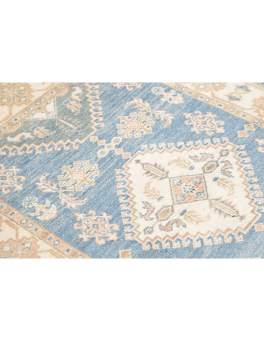 Hand Made Rug Kazak Afghanistan 101x145 Sky Blu
