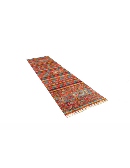 Tappeto Samarkand Pakistan 82x292 Rosso Terraco