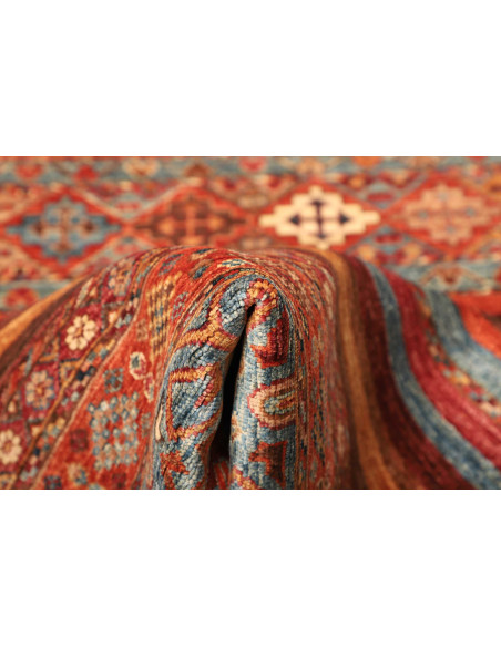 Tappeto Samarkand Pakistan 82x292 Rosso Terraco