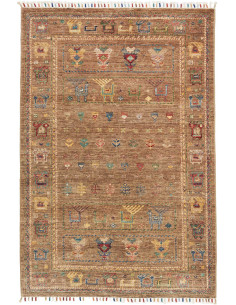 Hand Made Rug Rubin Pakistan 102x154 Earthy Bro