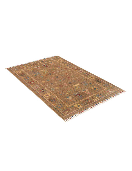 Hand Made Rug Rubin Pakistan 102x154 Earthy Bro