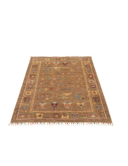 Hand Made Rug Rubin Pakistan 102x154 Earthy Bro