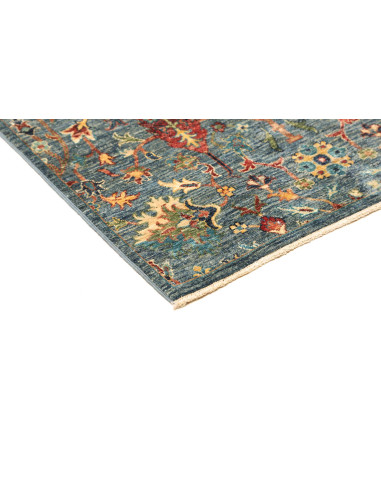 Rug Shahi Fine Pakistan 77x243 Teal Rust