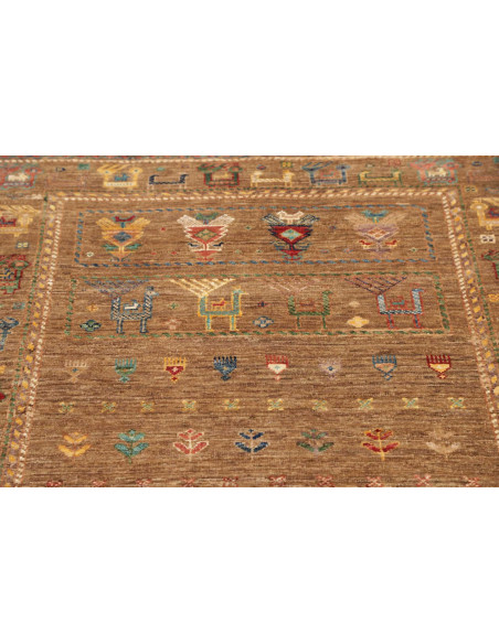 Hand Made Rug Rubin Pakistan 102x154 Earthy Bro
