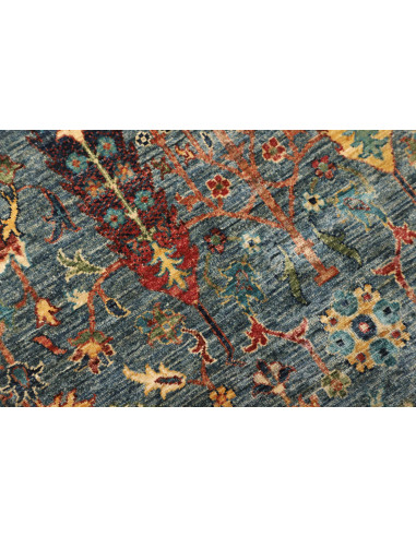 Rug Shahi Fine Pakistan 77x243 Teal Rust