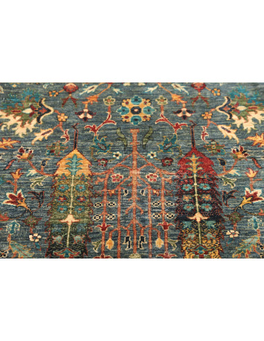 Rug Shahi Fine Pakistan 77x243 Teal Rust