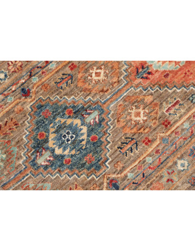 Hand Made Rug Rubin Pakistan 101x155 Brown Blue