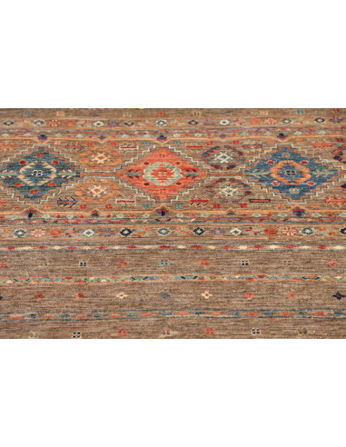 Hand Made Rug Rubin Pakistan 101x155 Brown Blue