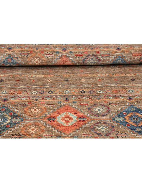 Hand Made Rug Rubin Pakistan 101x155 Brown Blue