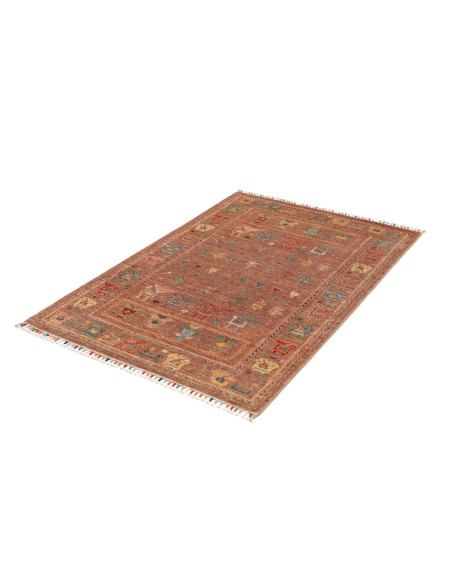 Hand Made Rug Rubin Pakistan 100x152 Terracotta