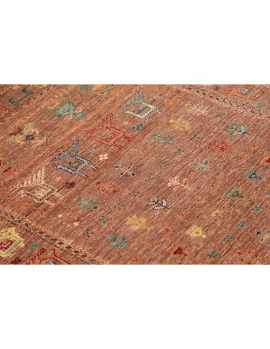 Hand Made Rug Rubin Pakistan 100x152 Terracotta
